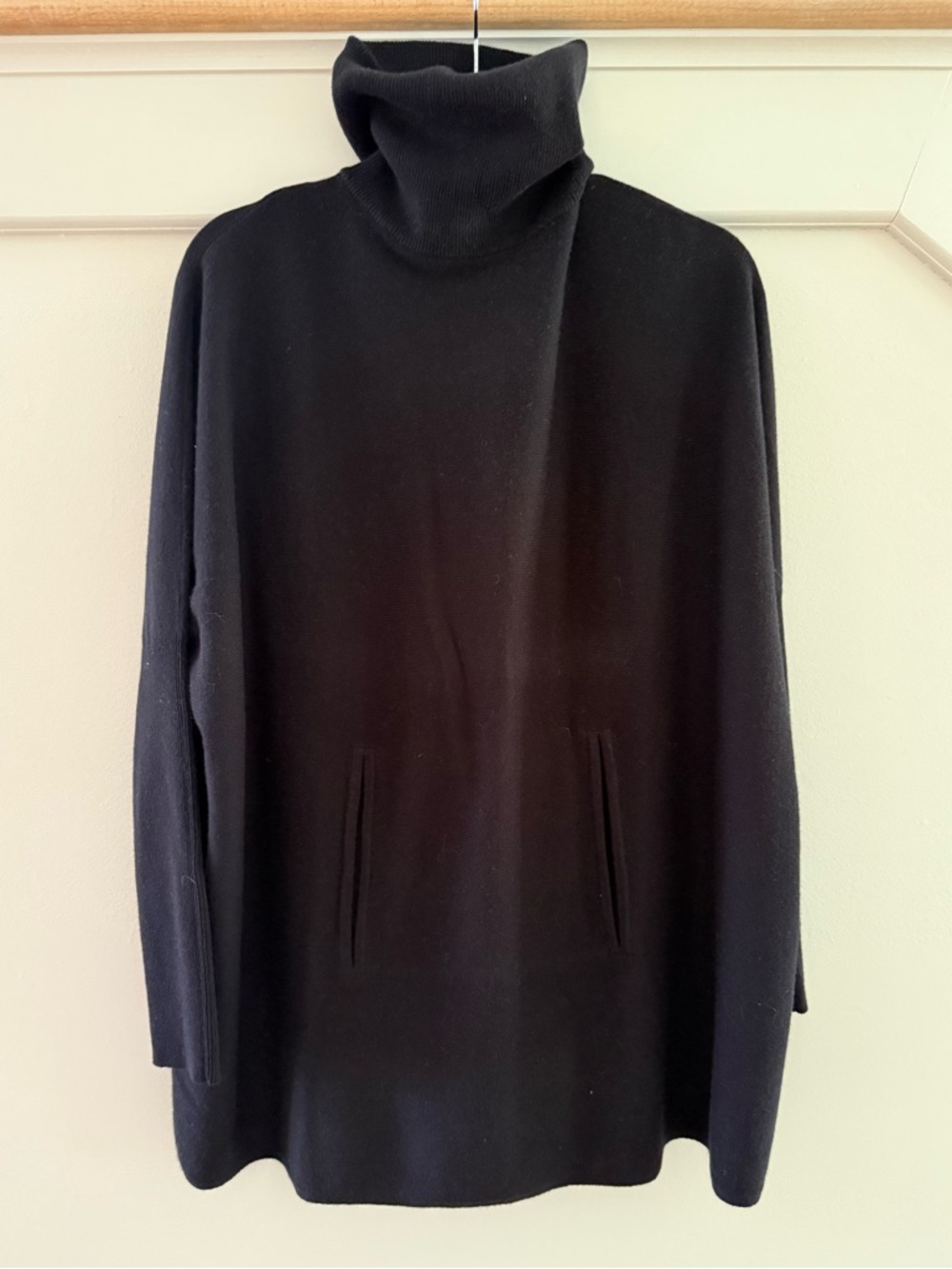 Garnet Hill Cashmere Oversized Turtleneck Sweater